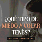 ¿Qué tipo de miedo a volar tienes?